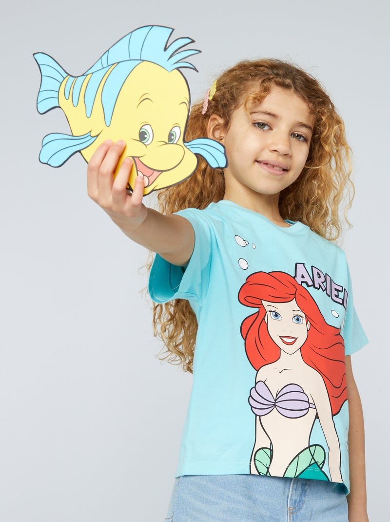T-shirt 'Ariël' 'Disney' BLAUW - Kiabi