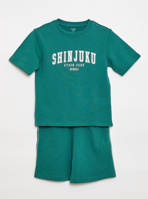 T-shirt + bermuda set - 2-delig - Kiabi