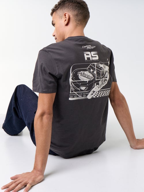 T-shirt 'Bliksem McQueen' 'Cars' 'Disney' 'Pixar' met korte mouwen - Kiabi