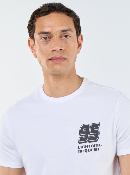 T-shirt 'Cars' 'Disney' 'Pixar' voor- en achterkant - Kiabi