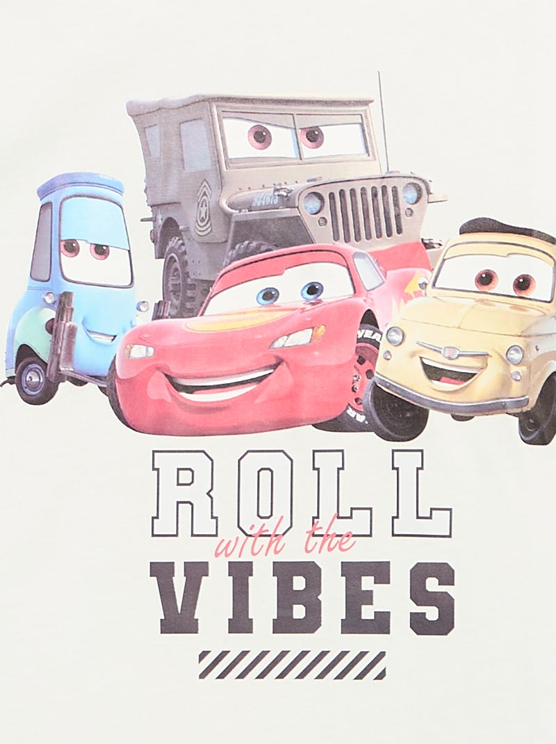 T-shirt 'Cars' 'Disney' 'Pixar' Wit - Kiabi