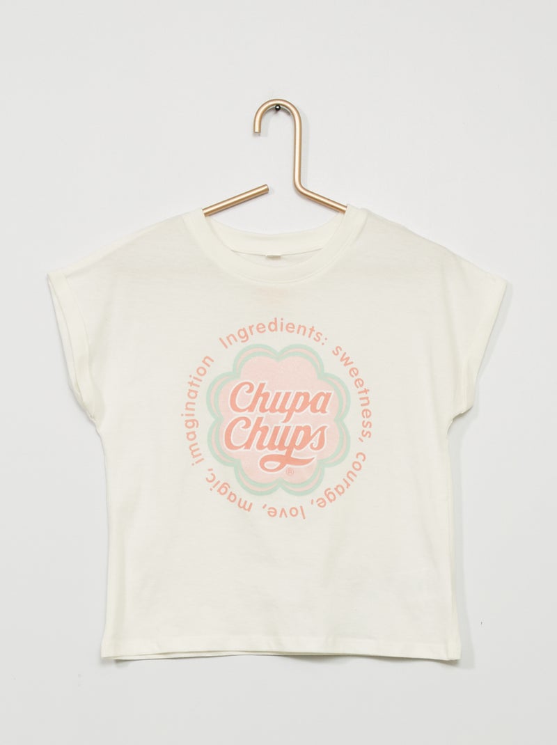 T-shirt 'Chupa Chups' WIT - Kiabi