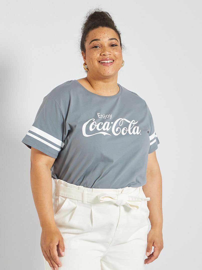 T-shirt 'Coca-Cola' GRIJS - Kiabi