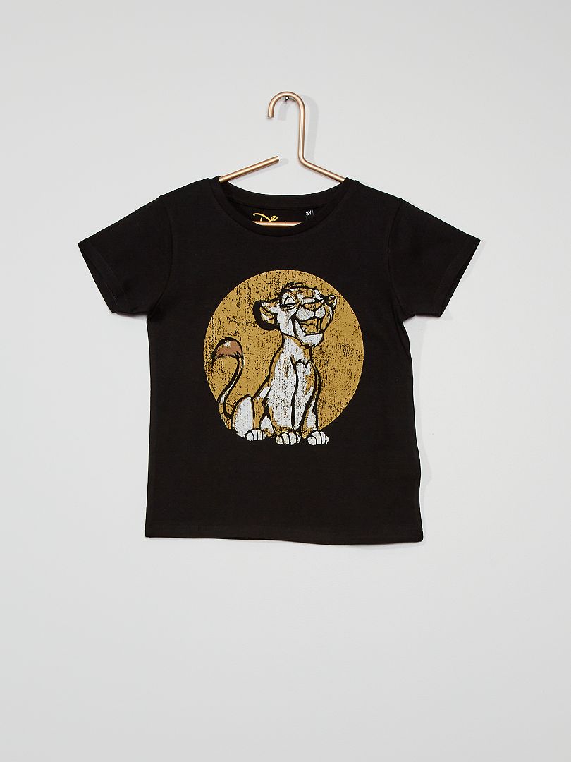 T-shirt 'De Leeuwenkoning' zwart - Kiabi
