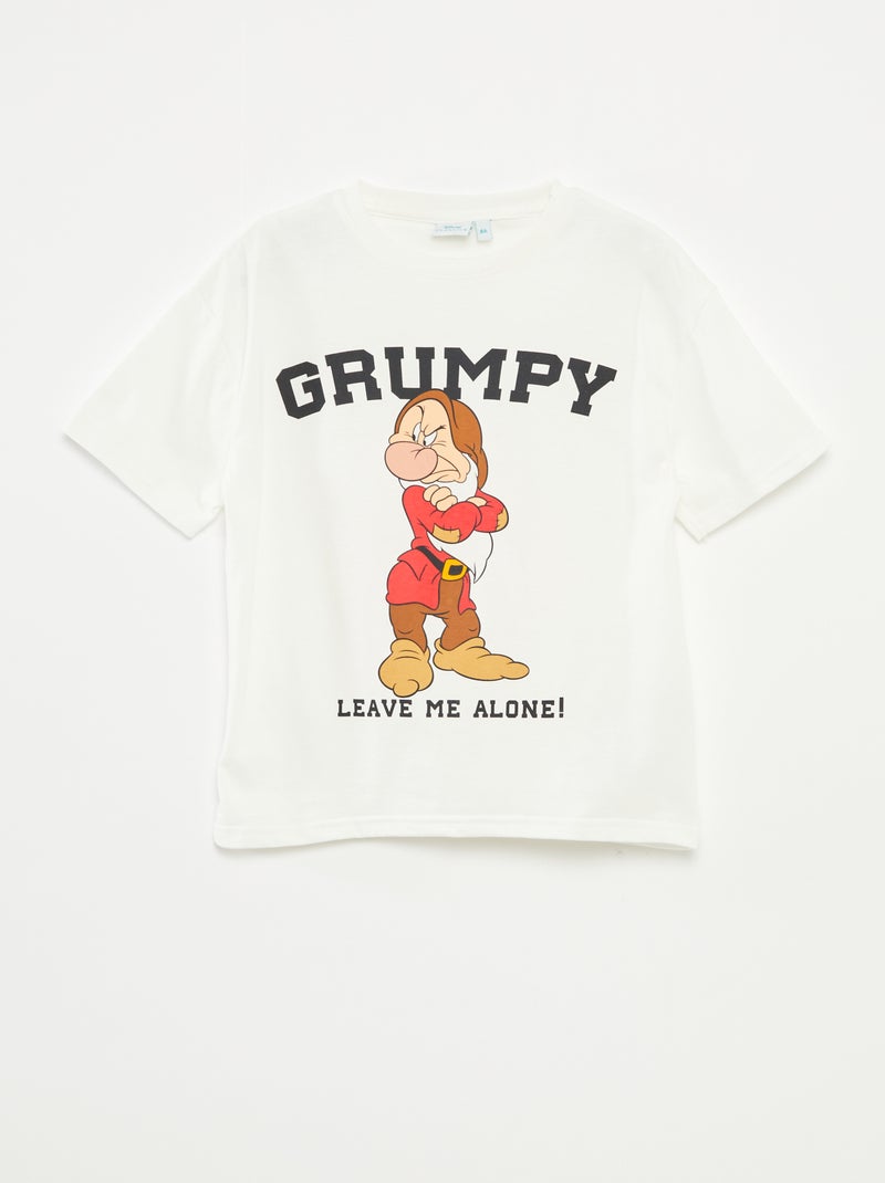 T-shirt 'De zeven dwergen' 'Disney' WIT - Kiabi