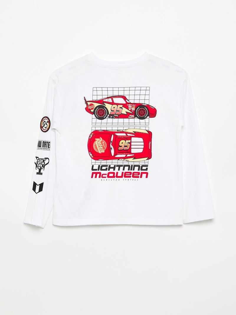 T-shirt 'Disney' 'Cars' Wit - Kiabi