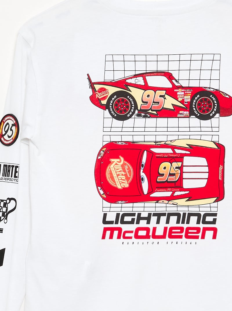 T-shirt 'Disney' 'Cars' Wit - Kiabi