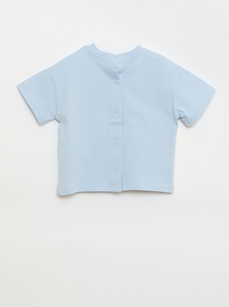 T-shirt 'Disney' met korte mouwen Blauw - Kiabi