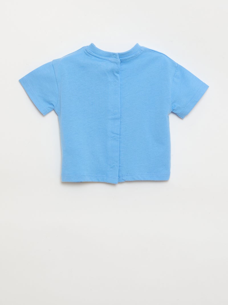 T-shirt 'Disney' met korte mouwen Blauw - Kiabi