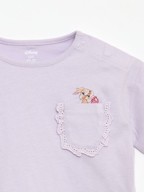 T-shirt 'Disney' met korte mouwen en zak met ruches - Kiabi