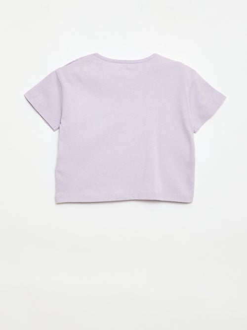 T-shirt 'Disney' met korte mouwen en zak met ruches - Kiabi
