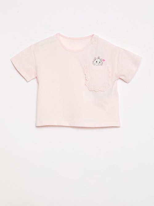 T-shirt 'Disney' met korte mouwen en zak met ruches - Kiabi