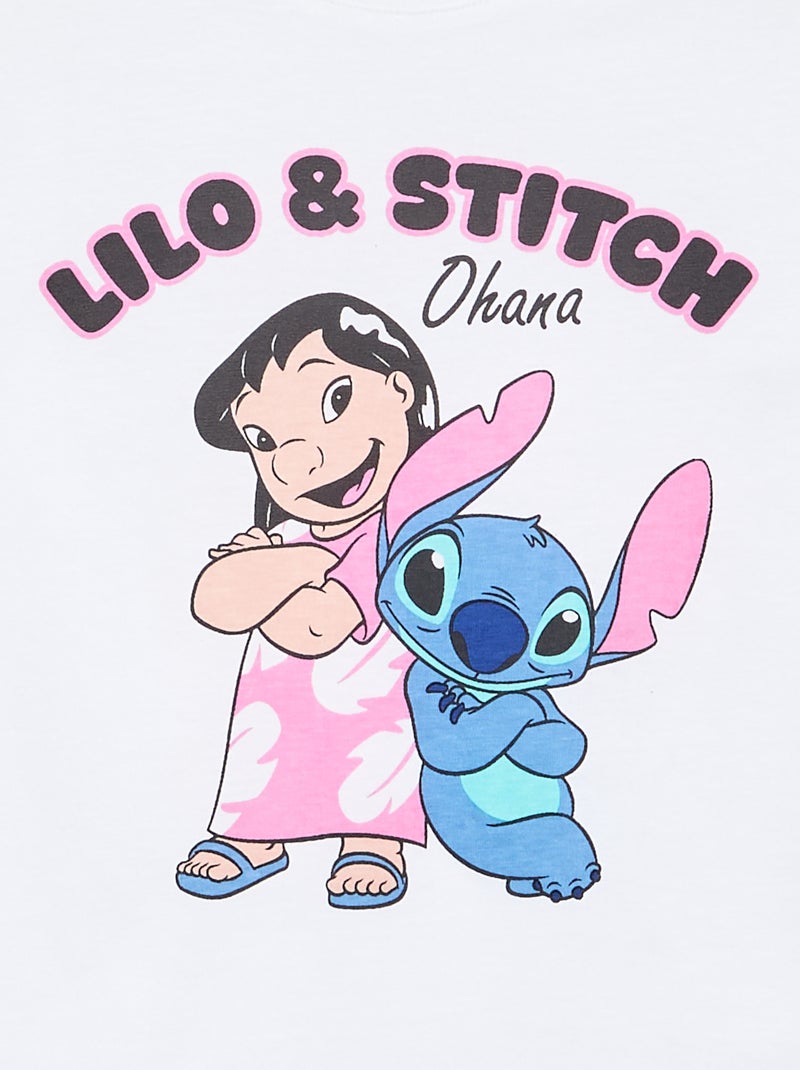 T-shirt 'Disney' met korte mouwen Wit - Kiabi