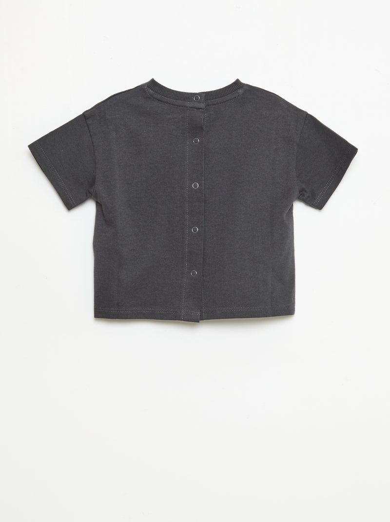 T-shirt 'Disney' met korte mouwen Zwart - Kiabi