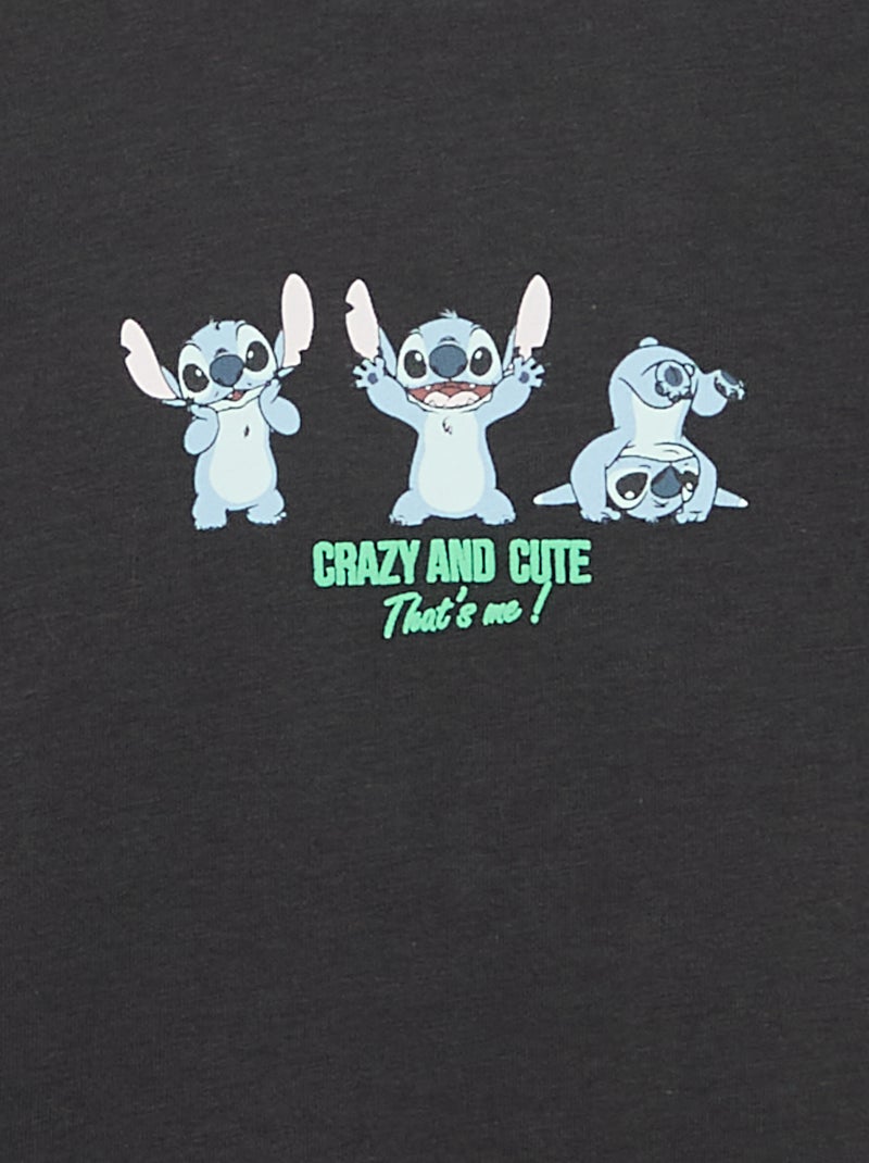 T-shirt 'Disney' met korte mouwen Zwart - Kiabi