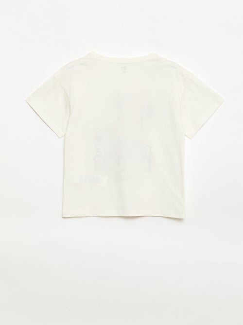 T-shirt 'Disney' 'Minnie' van effen katoen - Kiabi