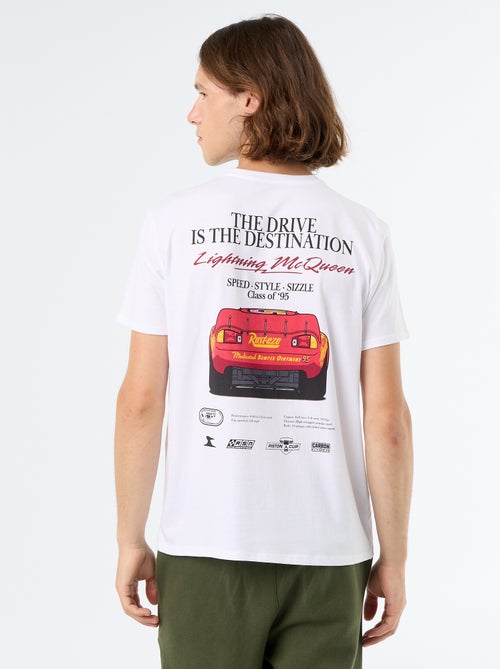 T-shirt 'Disney' 'Pixar' 'Flash McQueen' met print op voor- en achterzijde - Kiabi T-shirt 'Disney' 'Pixar' 'Flash McQueen' met print op voor- en achterzijde - Kiabi