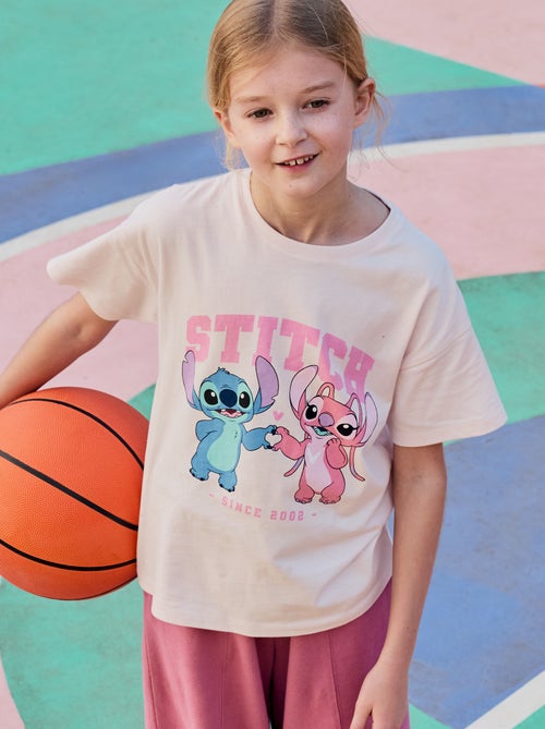 T-shirt 'Disney' 'Stitch' met korte mouwen - Kiabi