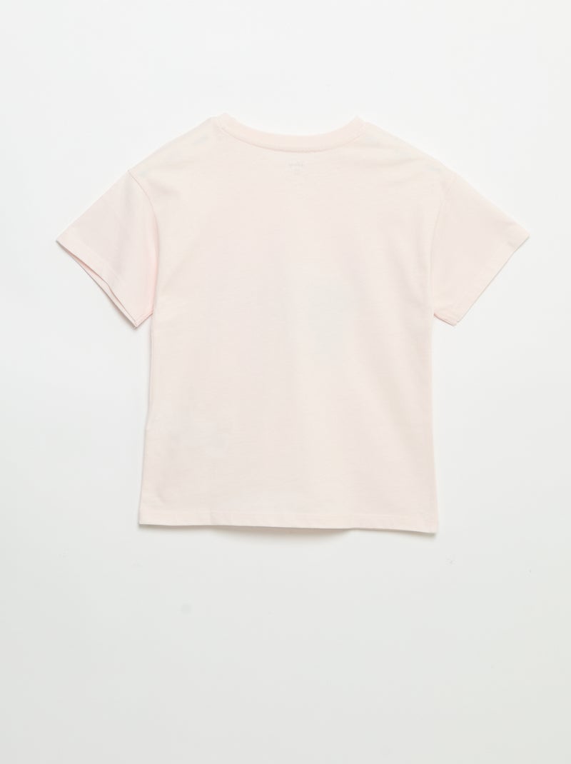 T-shirt 'Disney' 'Stitch' met korte mouwen Rose - Kiabi