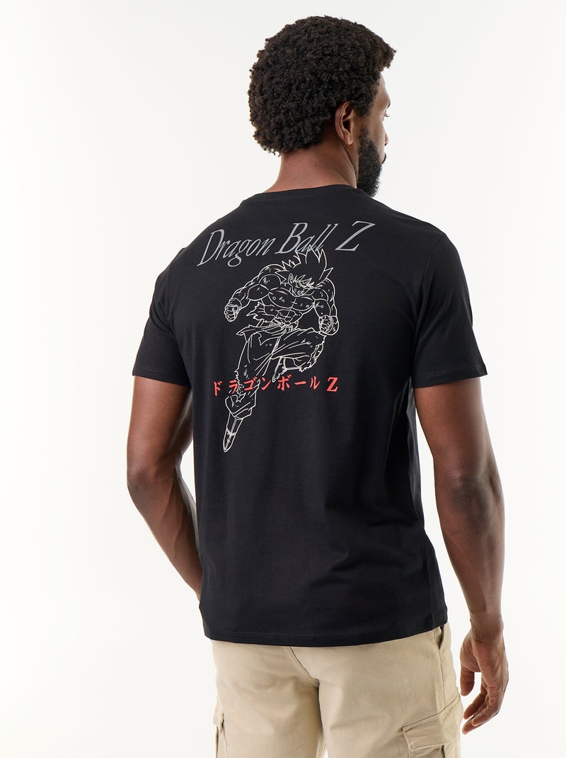 T-shirt 'Dragon Ball' met korte mouwen Zwart - Kiabi