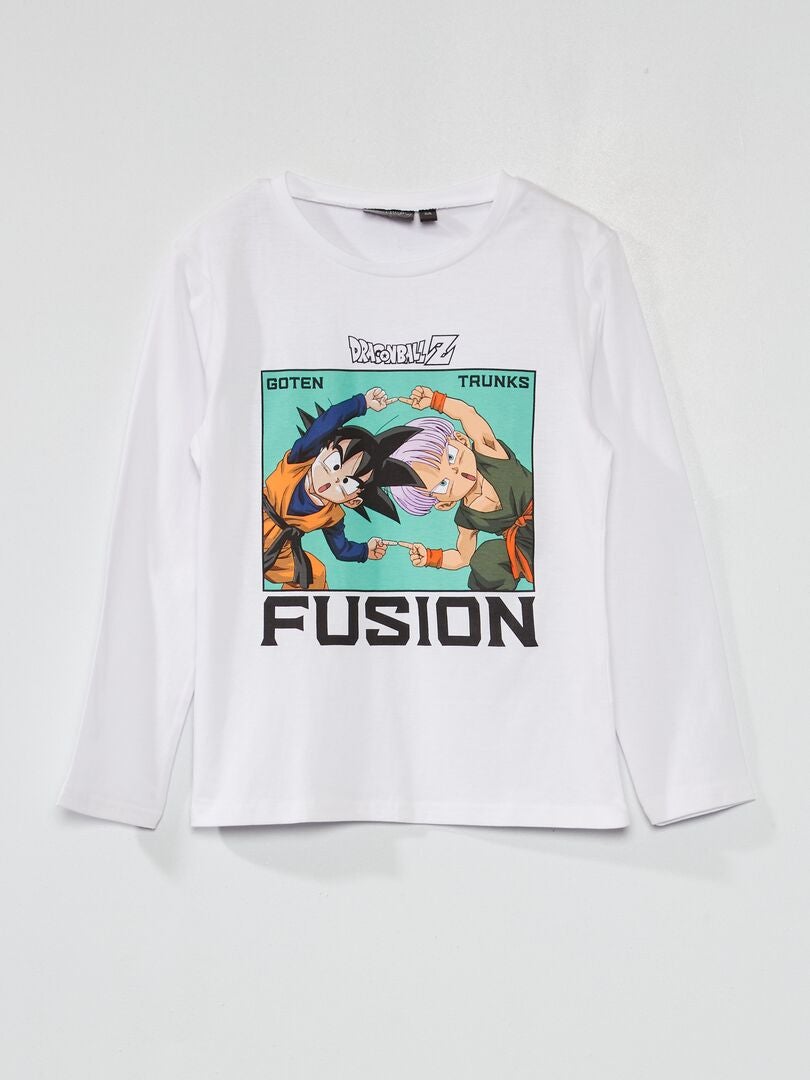 T-shirt 'Dragon Ball Z' 'fusion' WIT - Kiabi
