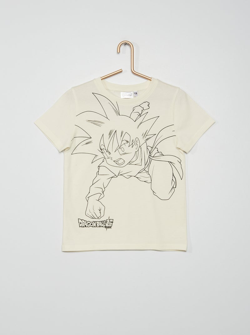 T-shirt 'Dragon Ball Z' 'Son Goku' WIT - Kiabi