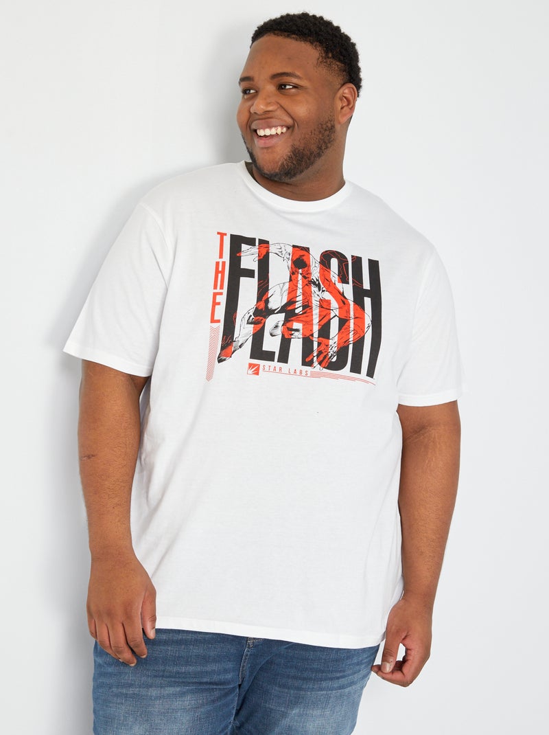 T-shirt 'Flash' 'Dc Comics Original' wit - Kiabi