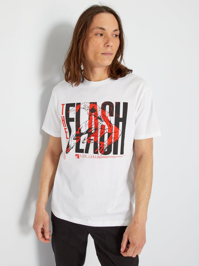 T-shirt 'Flash' 'Dc Comics Originals' wit - Kiabi