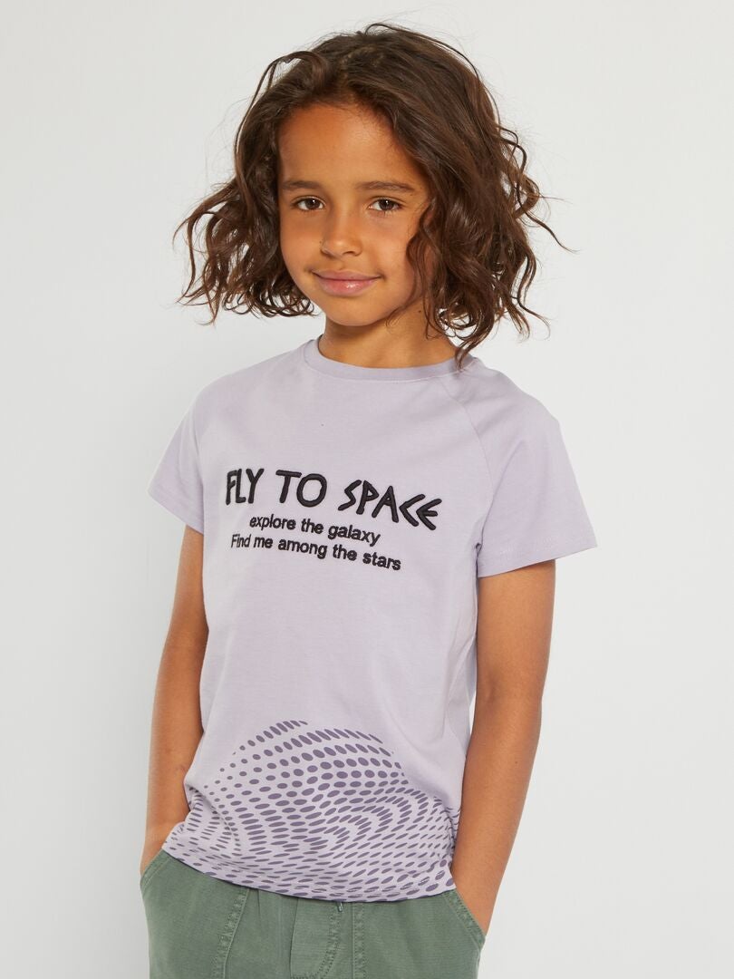 T-shirt 'Fly to space' PAARS - Kiabi