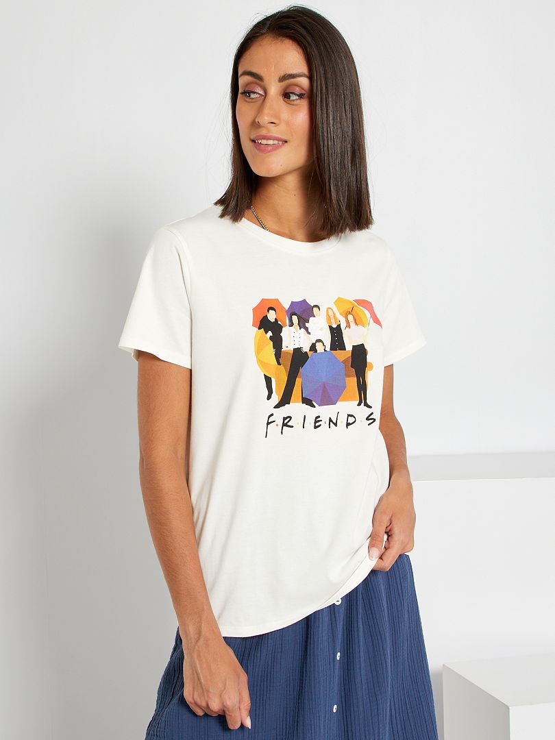 Friends T-shirt Color white - SINSAY - 4742I-00X