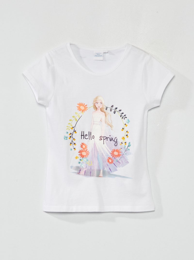 T-shirt 'Frozen' 'Disney' wit - Kiabi