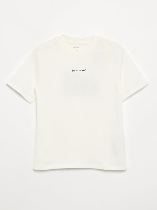 T-shirt 'gendergelijkheid' - Kiabi