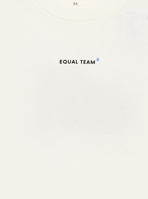 T-shirt 'gendergelijkheid' - Kiabi