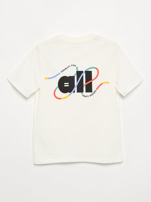 T-shirt 'gendergelijkheid' - Kiabi