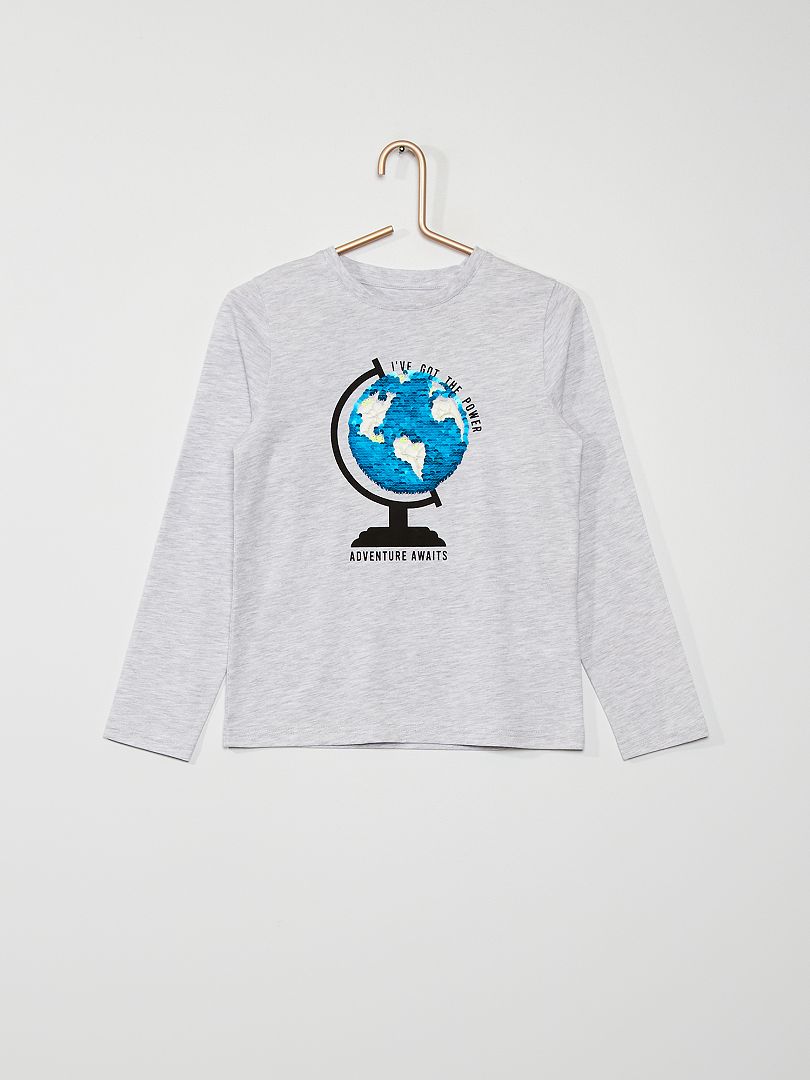 T-shirt GRIJS - Kiabi