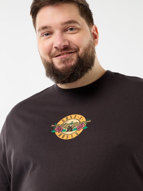 T-shirt 'Guns'N Roses' met korte mouwen - Kiabi