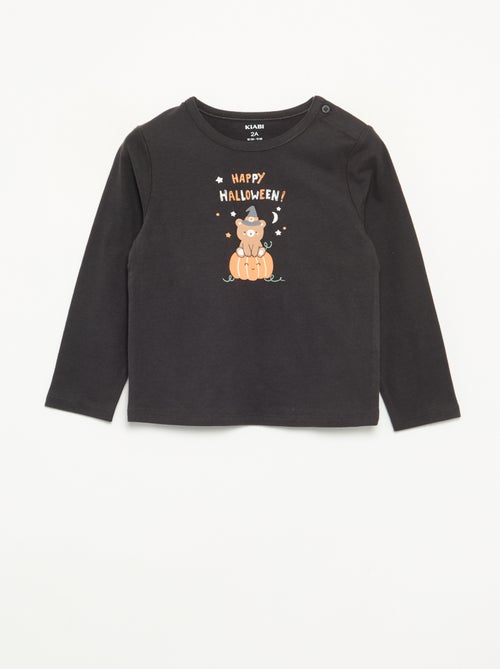 T-shirt 'Halloween' met lange mouwen - Kiabi