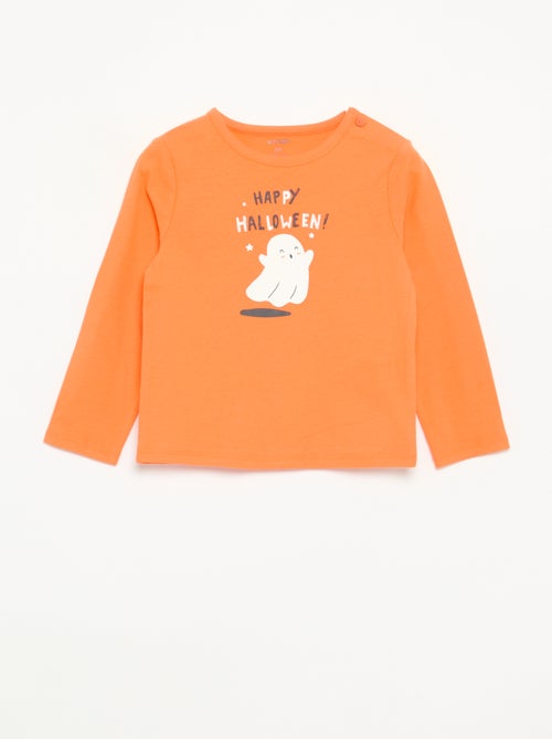 T-shirt 'Halloween' met lange mouwen - Kiabi