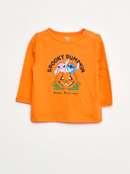 T-shirt 'Halloween' 'Stitch en Angel' 'Disney' - Kiabi