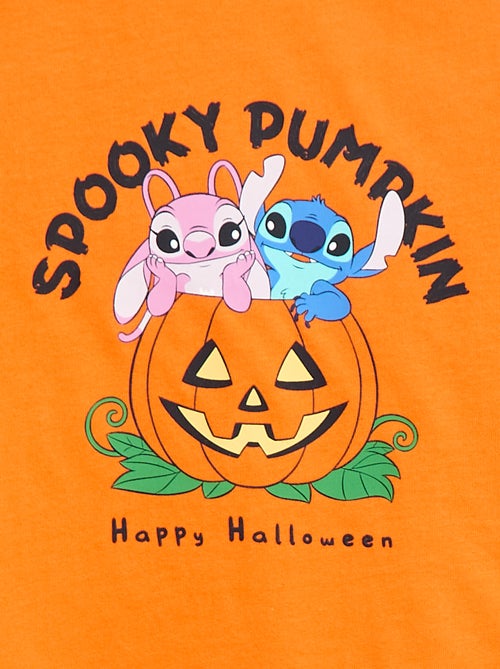 T-shirt 'Halloween' 'Stitch en Angel' 'Disney' - Kiabi