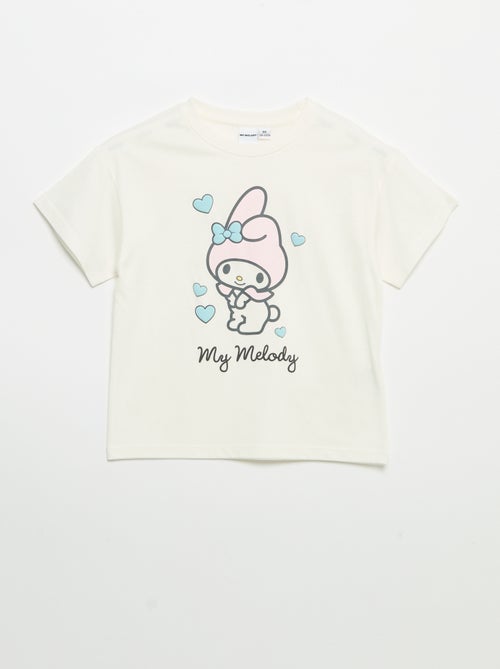 T-shirt 'Hello Kitty' met korte mouwen - Kiabi
