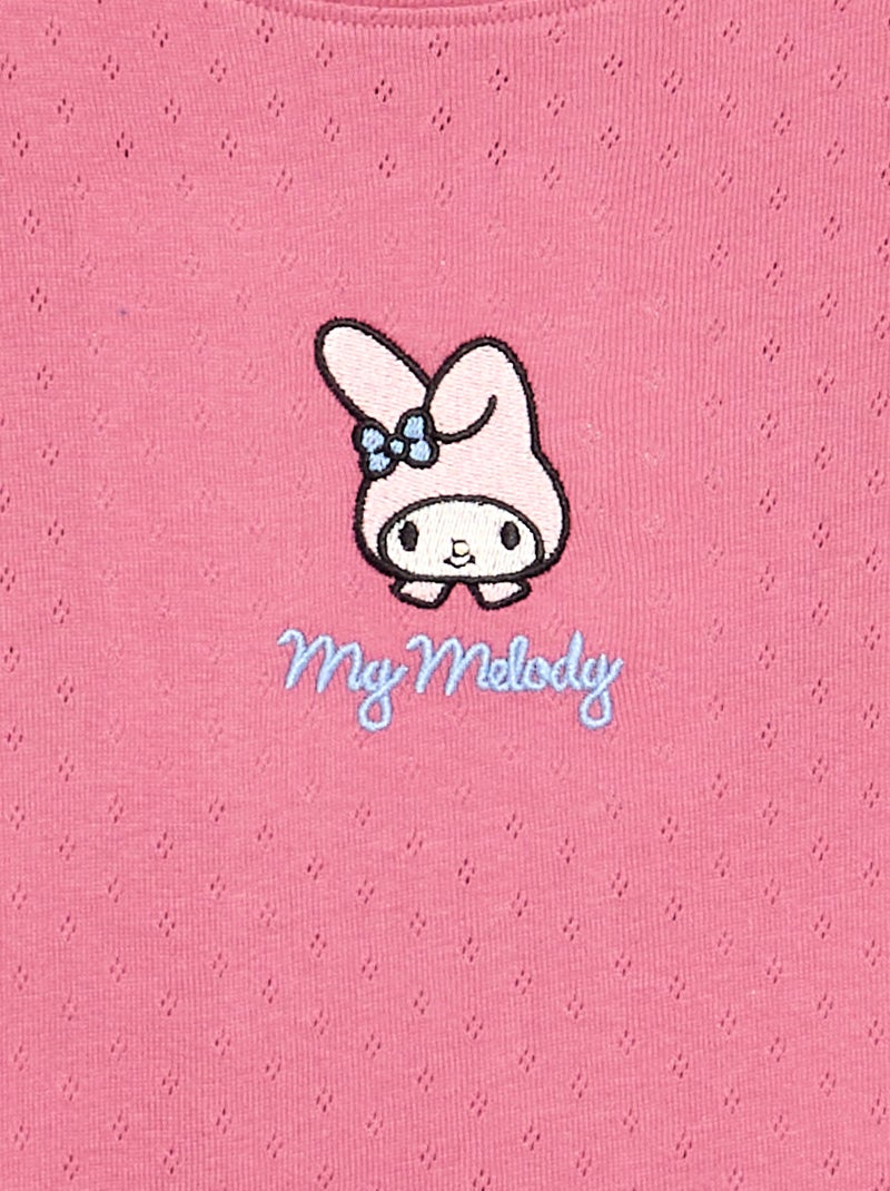 T-shirt 'Hello Kitty' met lange mouwen Rose - Kiabi