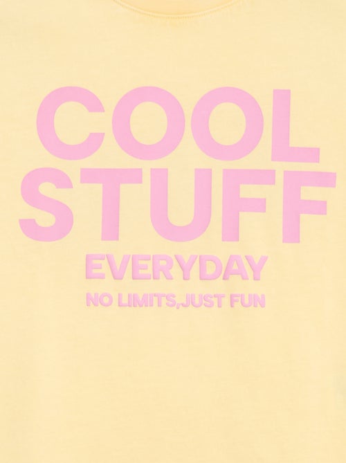 T-shirt in Amerikaanse stijl - Kiabi