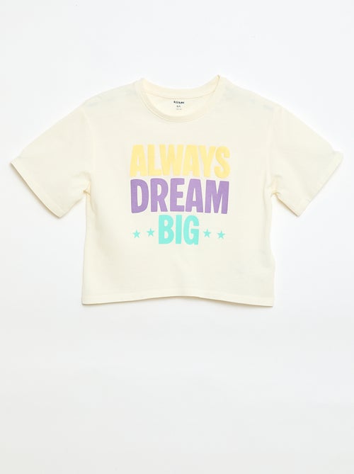 T-shirt in Amerikaanse stijl - Kiabi