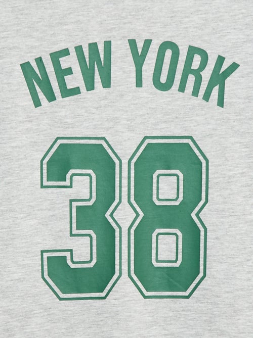 T-shirt in honkbalstijl - Kiabi