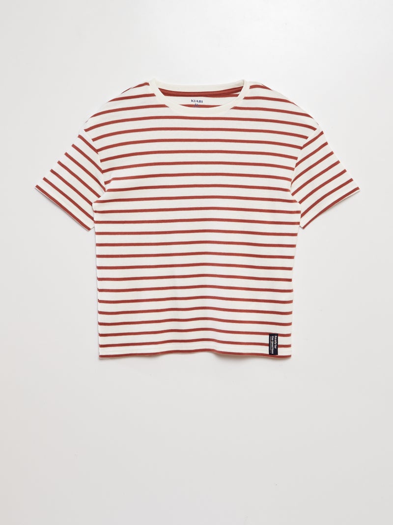 T-shirt in marinelook BIEGE - Kiabi