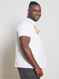 Herenmode grote maten - T-shirt ‘Iron Man’ - Kiabi