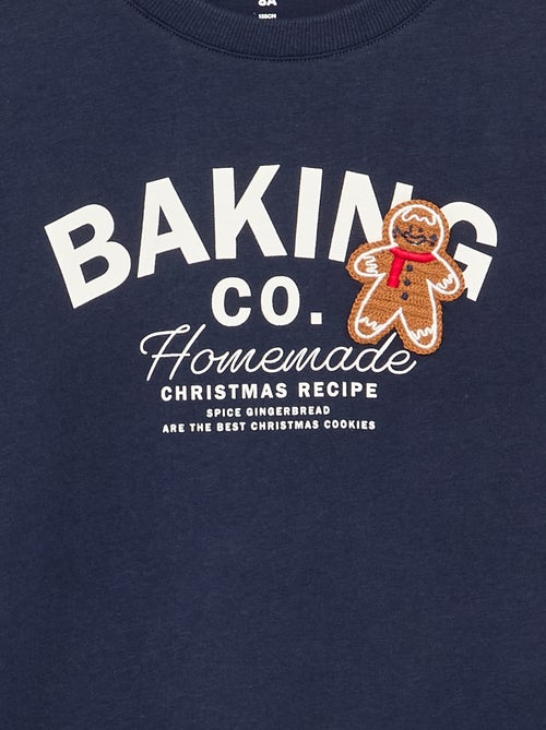 T-shirt 'Kerst' met lange mouwen - Kiabi