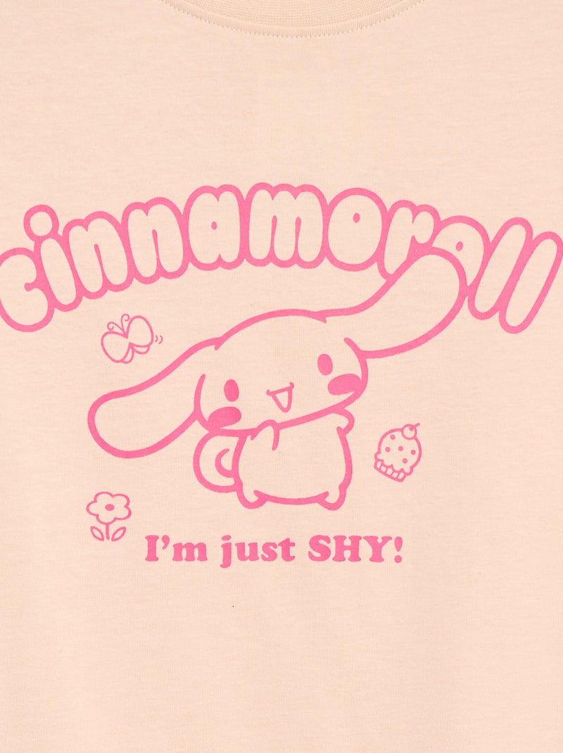 T-shirt 'Kuromi' 'Hello kitty & friends' van katoenjersey Rose - Kiabi