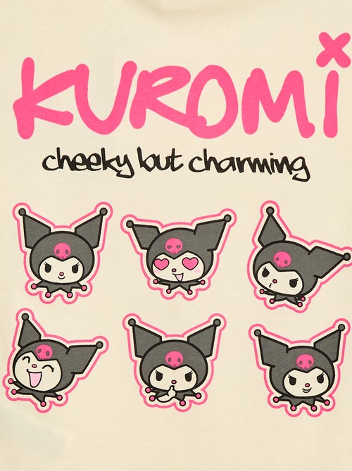 T-shirt 'Kuromi' 'Hello kitty & friends' van katoenjersey - Kiabi
